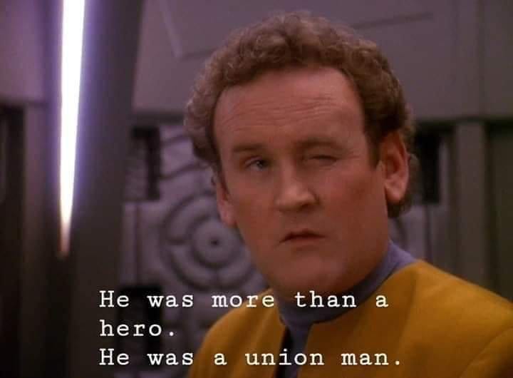 The meme is a screenshot from the TV show Star Trek: The Next Generation, featuring a character named Worf, a Klingon warrior. The text overlayed on the image reads: "I'm not a hero, I'm a Klingon warrior. I don't fight for peace. I fight for victory. I don't fight to protect the innocent. I fight to kill the enemy. I am a warrior, and warriors do not fight to live, they fight to kill. Fight or die. There is no other way for a warrior."